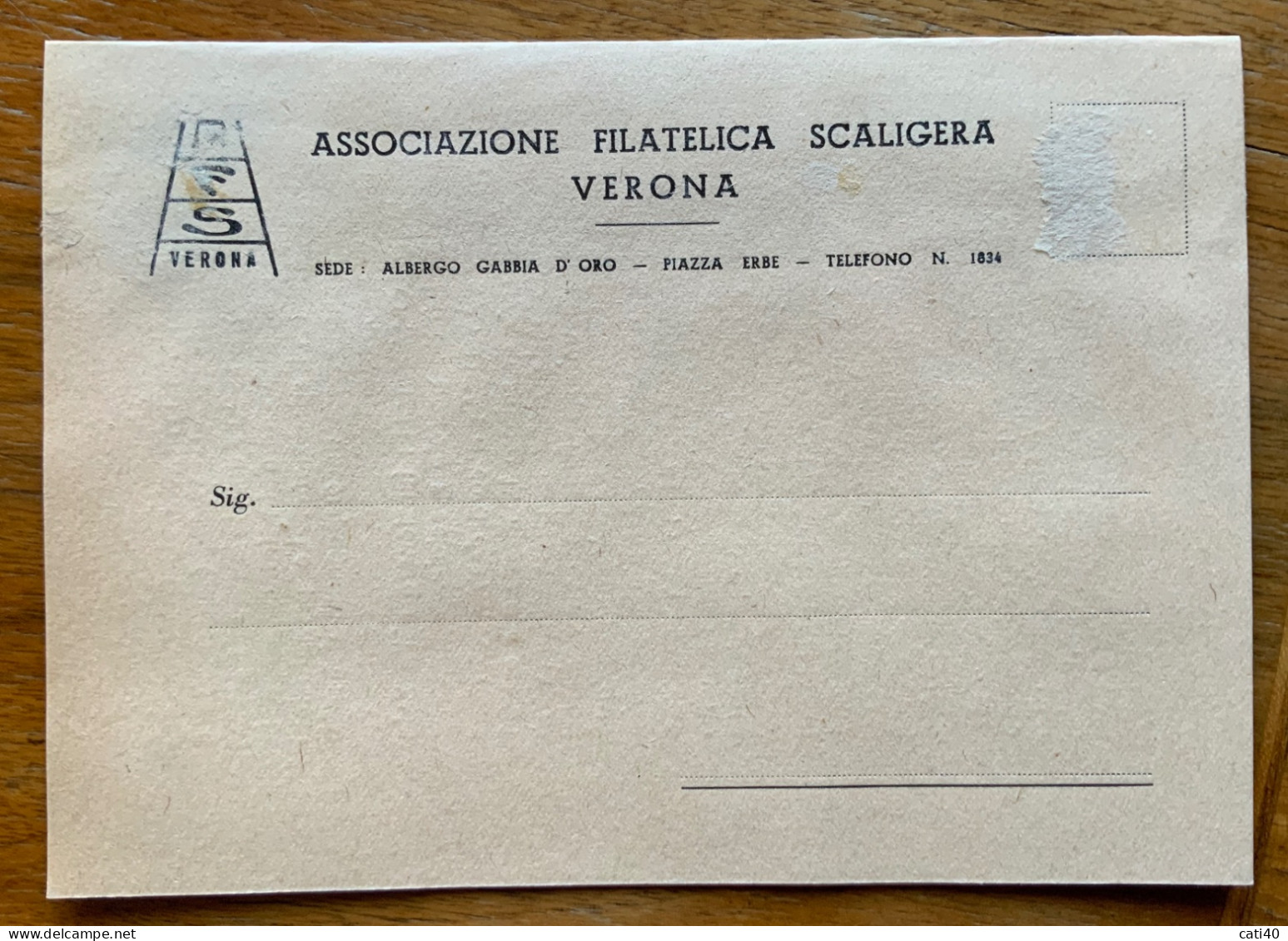 VERONA 1951 - XII GIORNATA ITALIANA DEL FRANCOBOLLO - CARTOLINA PROGRAMMA - Manifestazioni