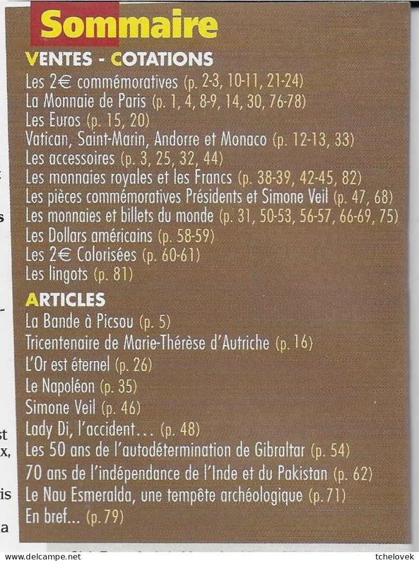 (Livres). Euro Et Collections N° 45. & 68 - French