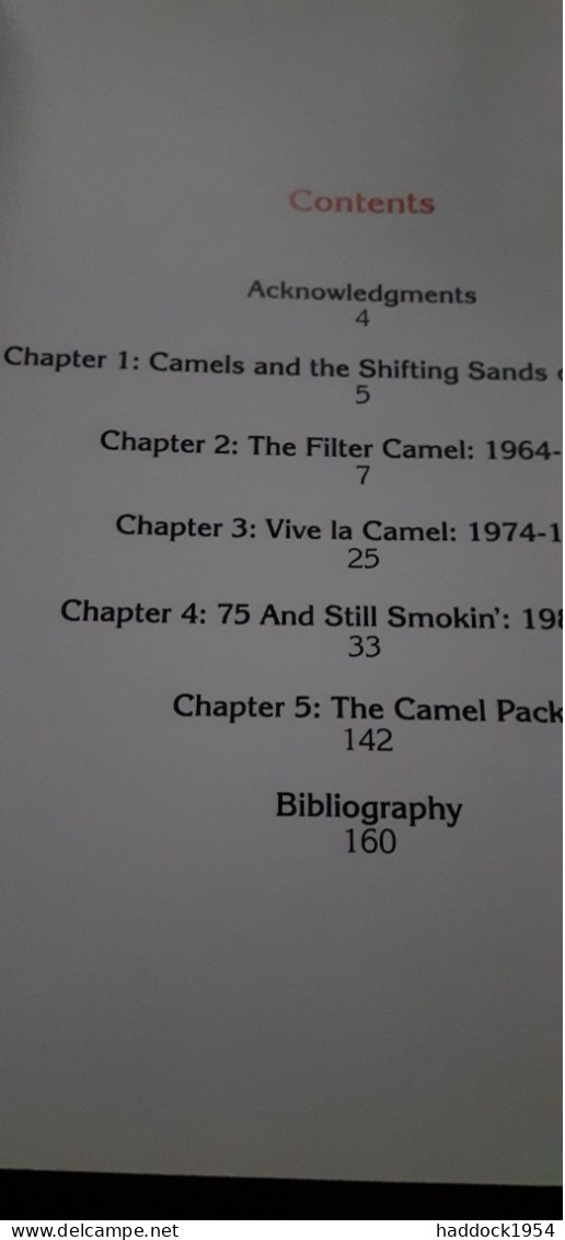 Camel Cigarette Collectibles 1964-1995 Douglas CONGDON-MARTIN Schiffer. Publishing 1997 - Libros Sobre Colecciones