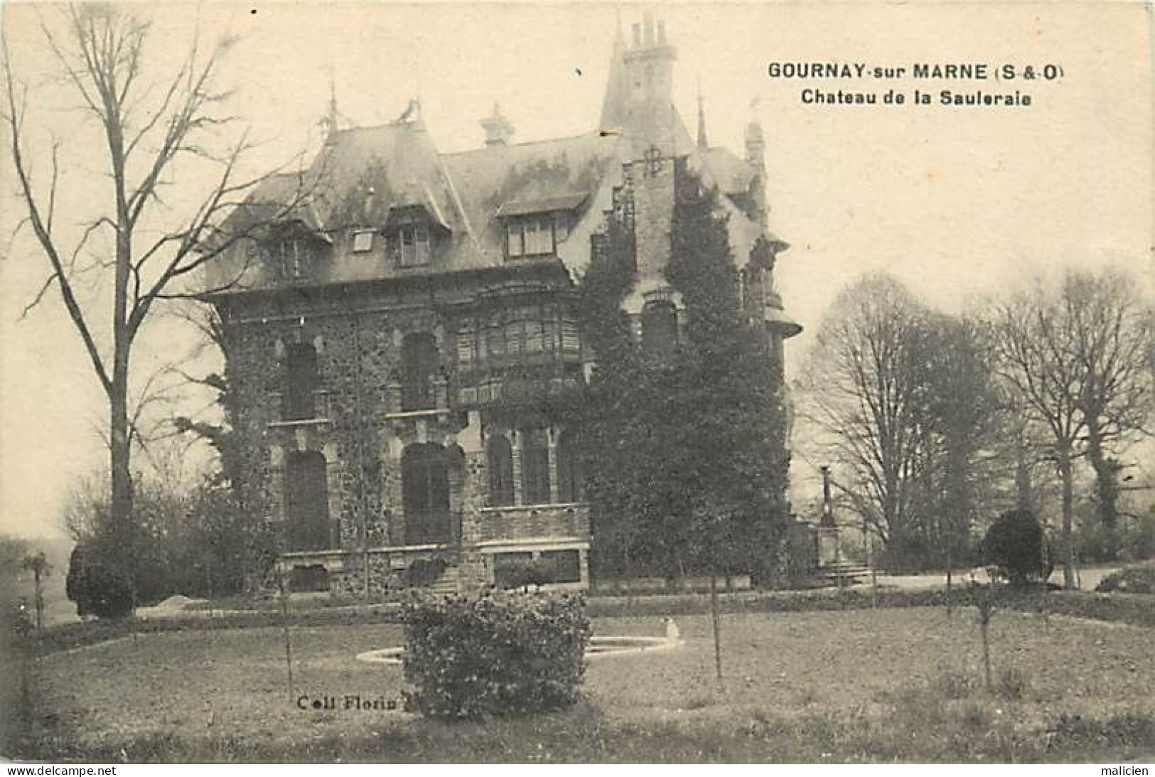 -dpts Div.-ref-BM645- Hauts De Seine - Gournay Sur Marne - Château De La Sauleraie - Châteaux - - Gournay Sur Marne
