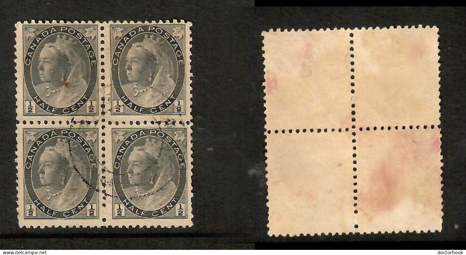 CANADA   Scott # 74 USED BLOCK Of 4 (CONDITION AS PER SCAN) (CAN-204) - Hojas Bloque