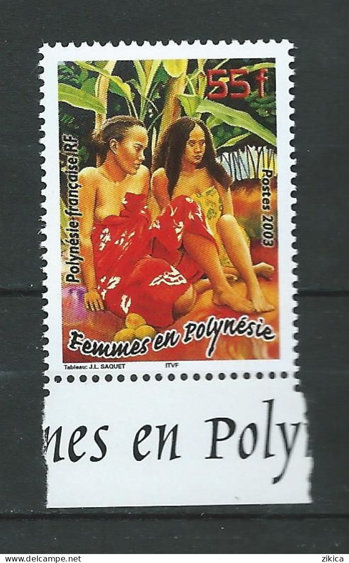 French Polynesia / Polynésie Française 2003 Polynesian Women. MNH** - Covers & Documents