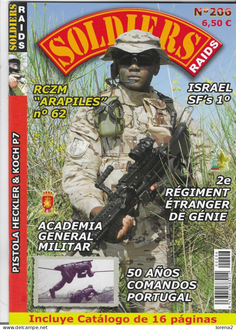 Revista Soldier Raids Nº 206. Rsr-206 - Spagnolo