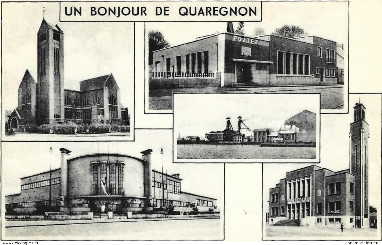 Un Bonjour De Quaregnon ( Multivues ) - Quaregnon