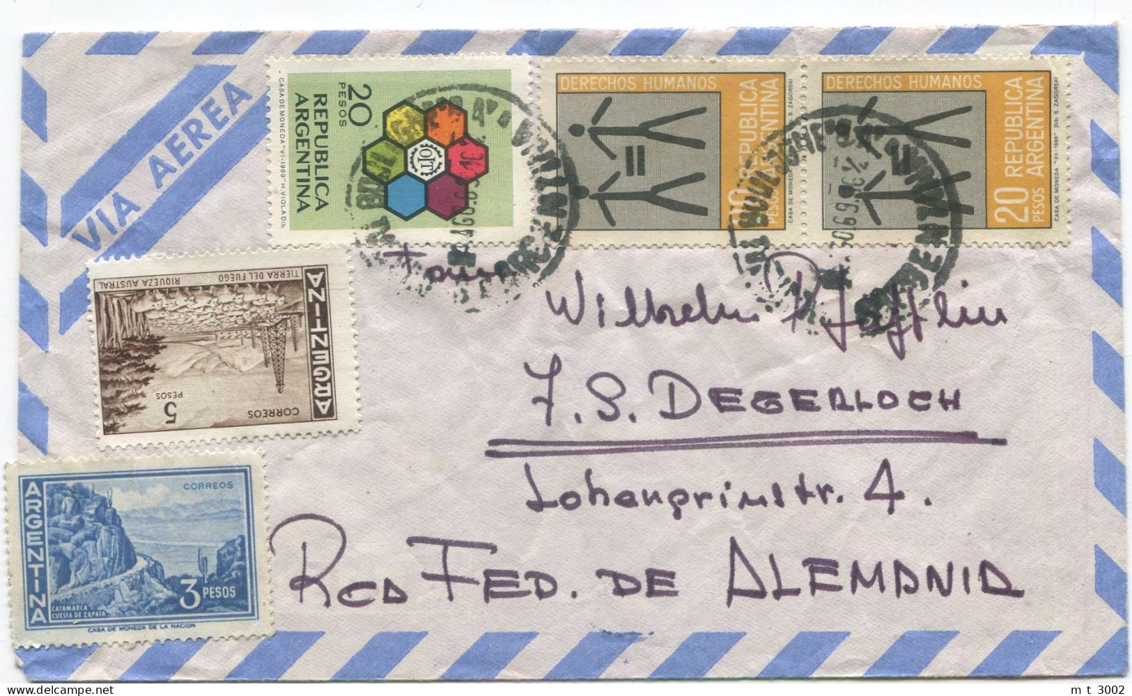 Cover Argentina 1969 - Storia Postale