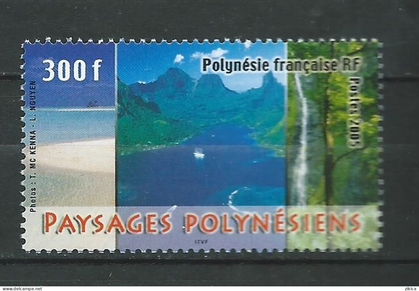 French Polynesia / Polynésie Française 2005 Polynesian Landscapes. MNH** - Cartas & Documentos