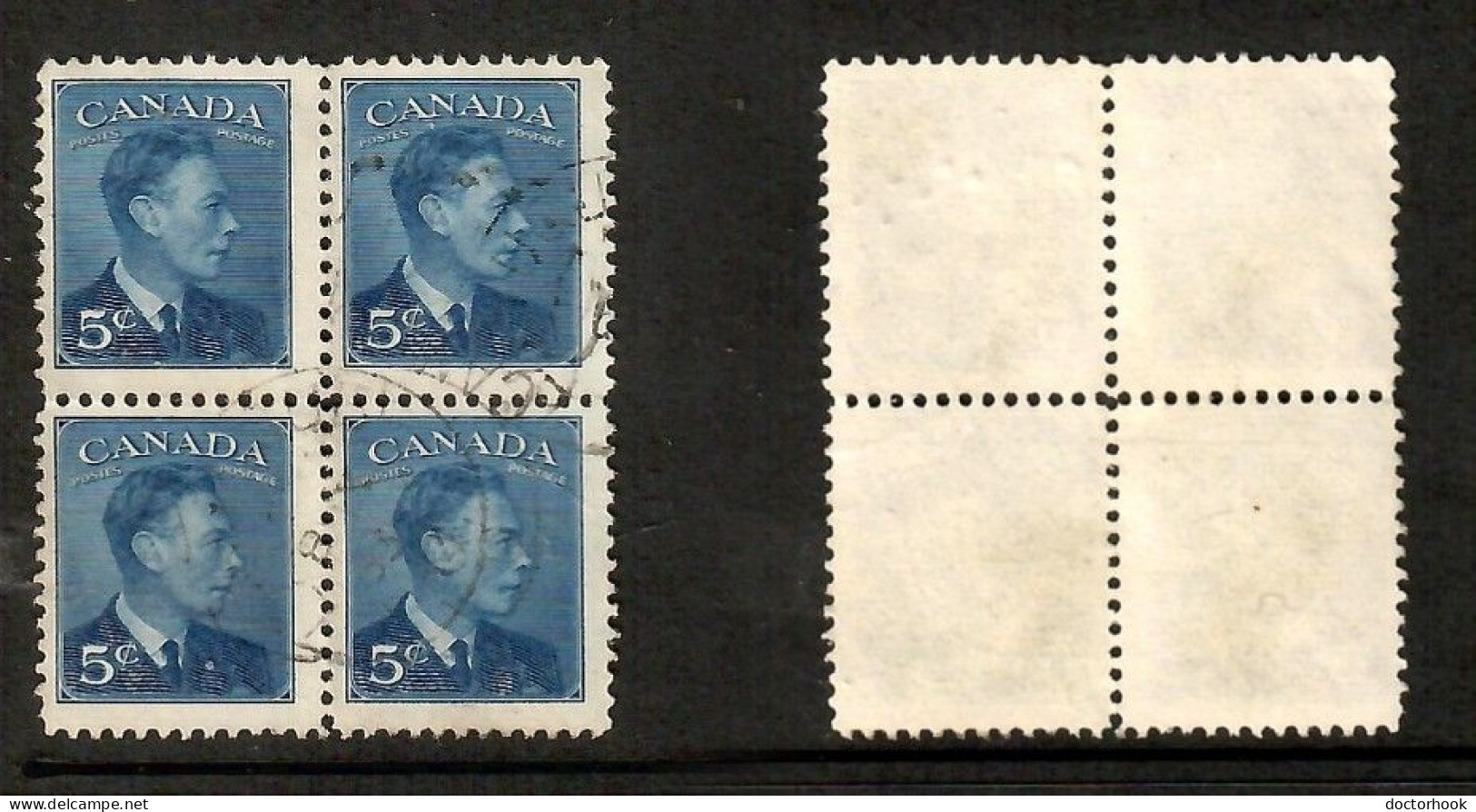 CANADA   Scott # 288 USED BLOCK Of 4 (CONDITION AS PER SCAN) (CAN-208) - Blocchi & Foglietti