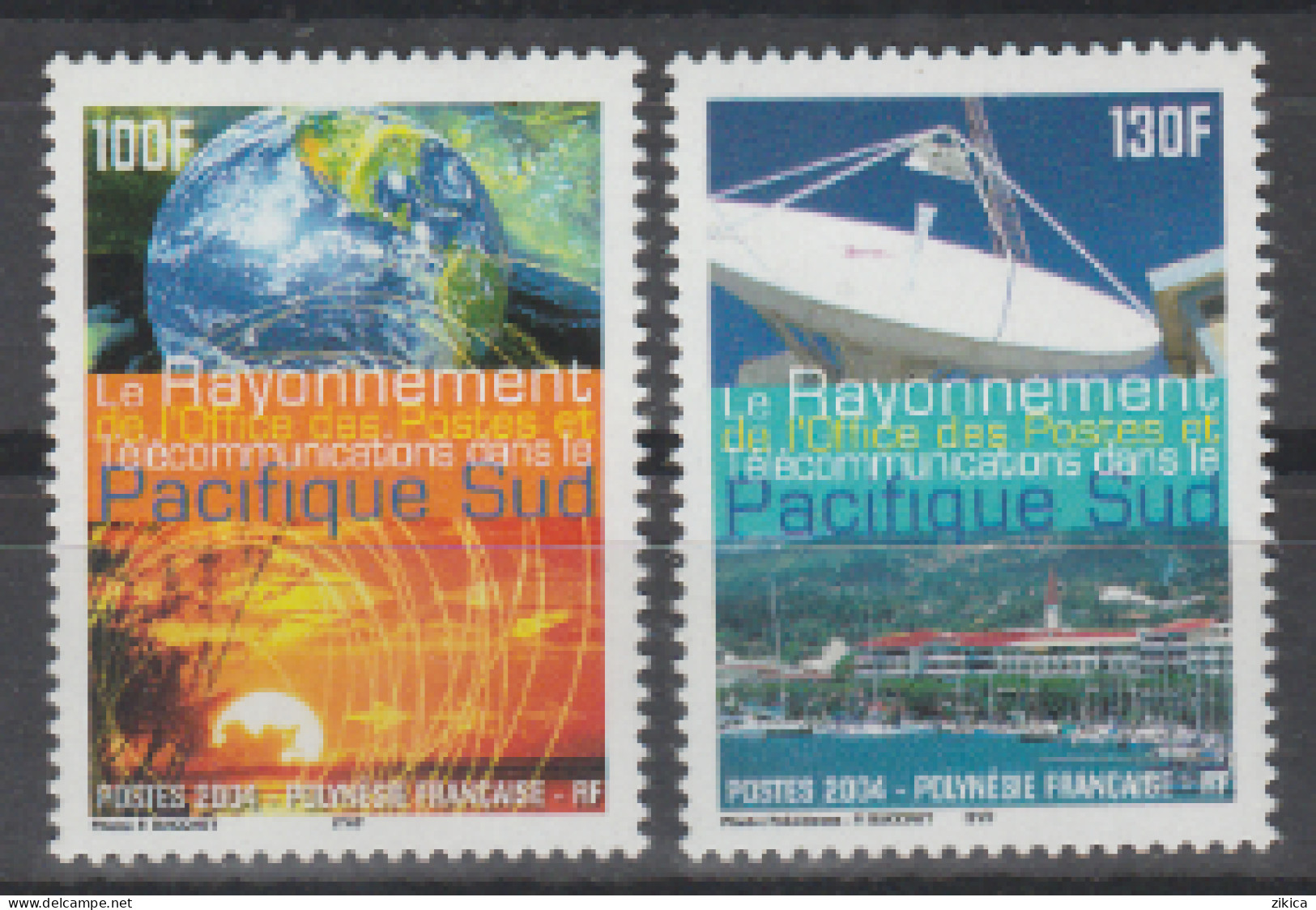 French Polynesia / Polynésie Française 2004 Expansion Of South Pacific Post And Telecommunication Service.space. MNH** - Brieven En Documenten