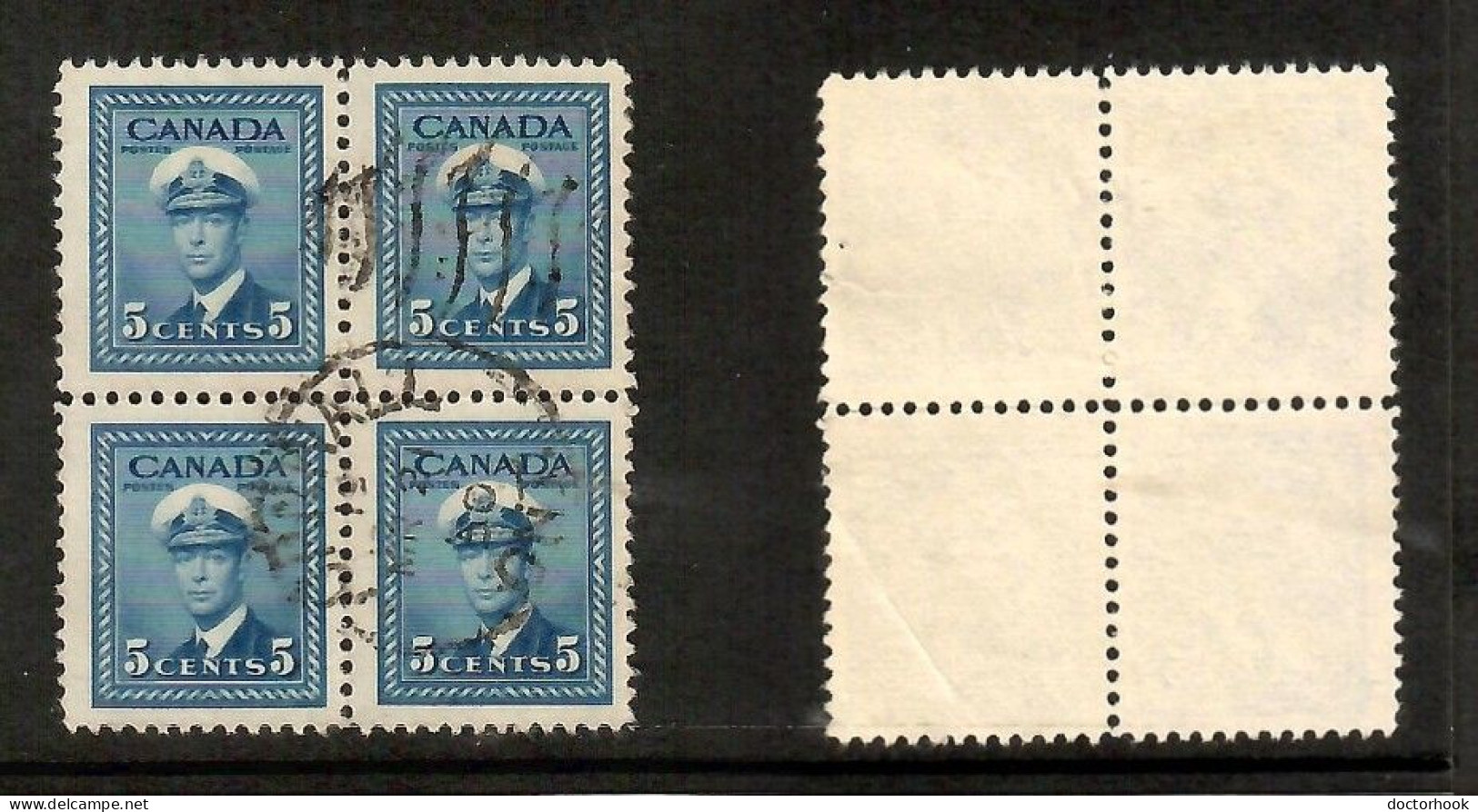 CANADA   Scott # 255 USED BLOCK Of 4 (CONDITION AS PER SCAN) (CAN-210) - Hojas Bloque