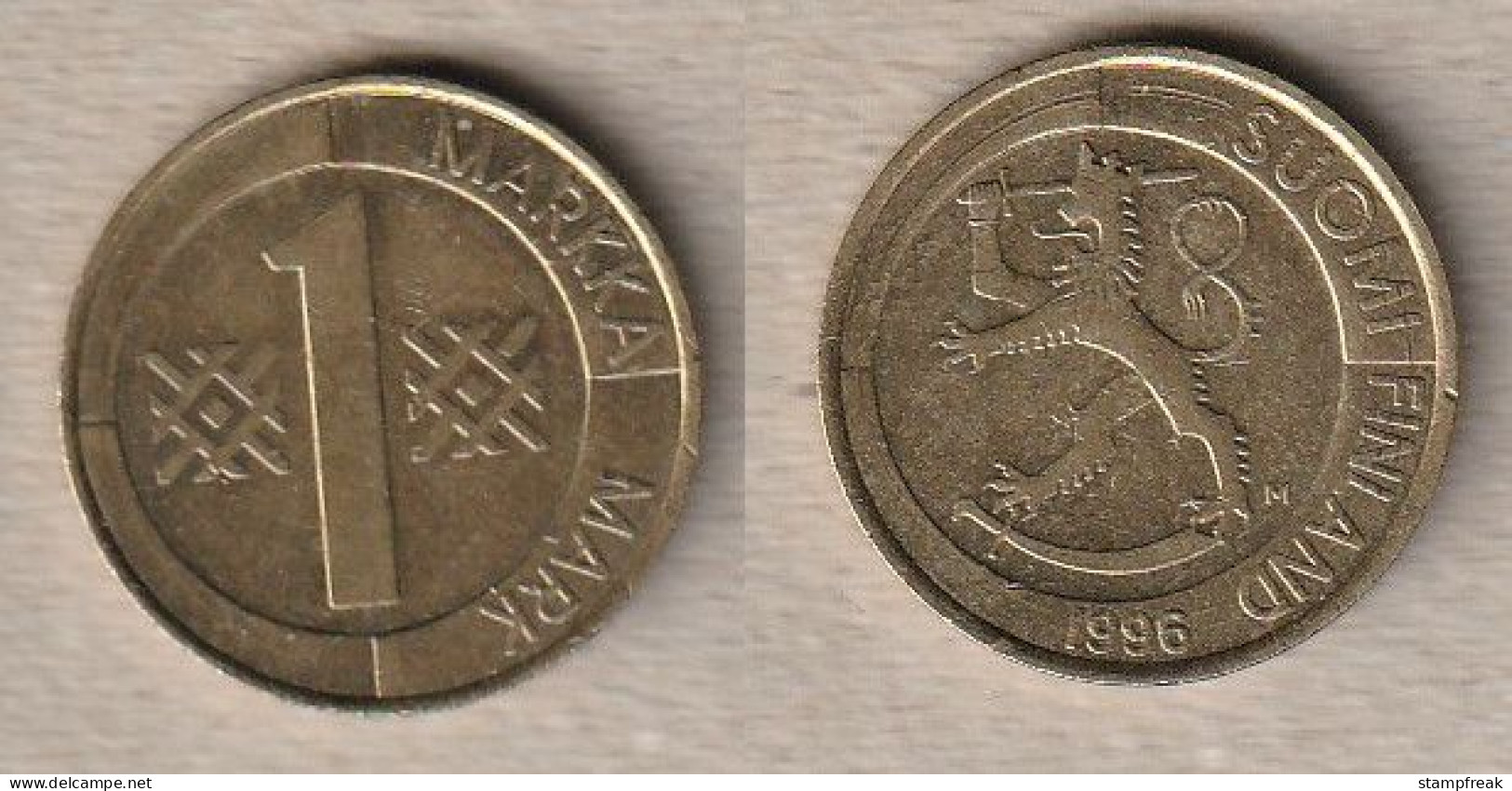 02275) Finnland, 1 Mark 1996 - Finlande