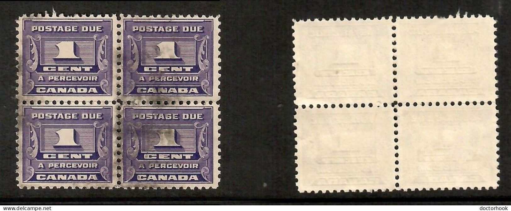 CANADA   Scott # J 11 USED BLOCK Of 4 (CONDITION AS PER SCAN) (CAN-212) - Hojas Bloque