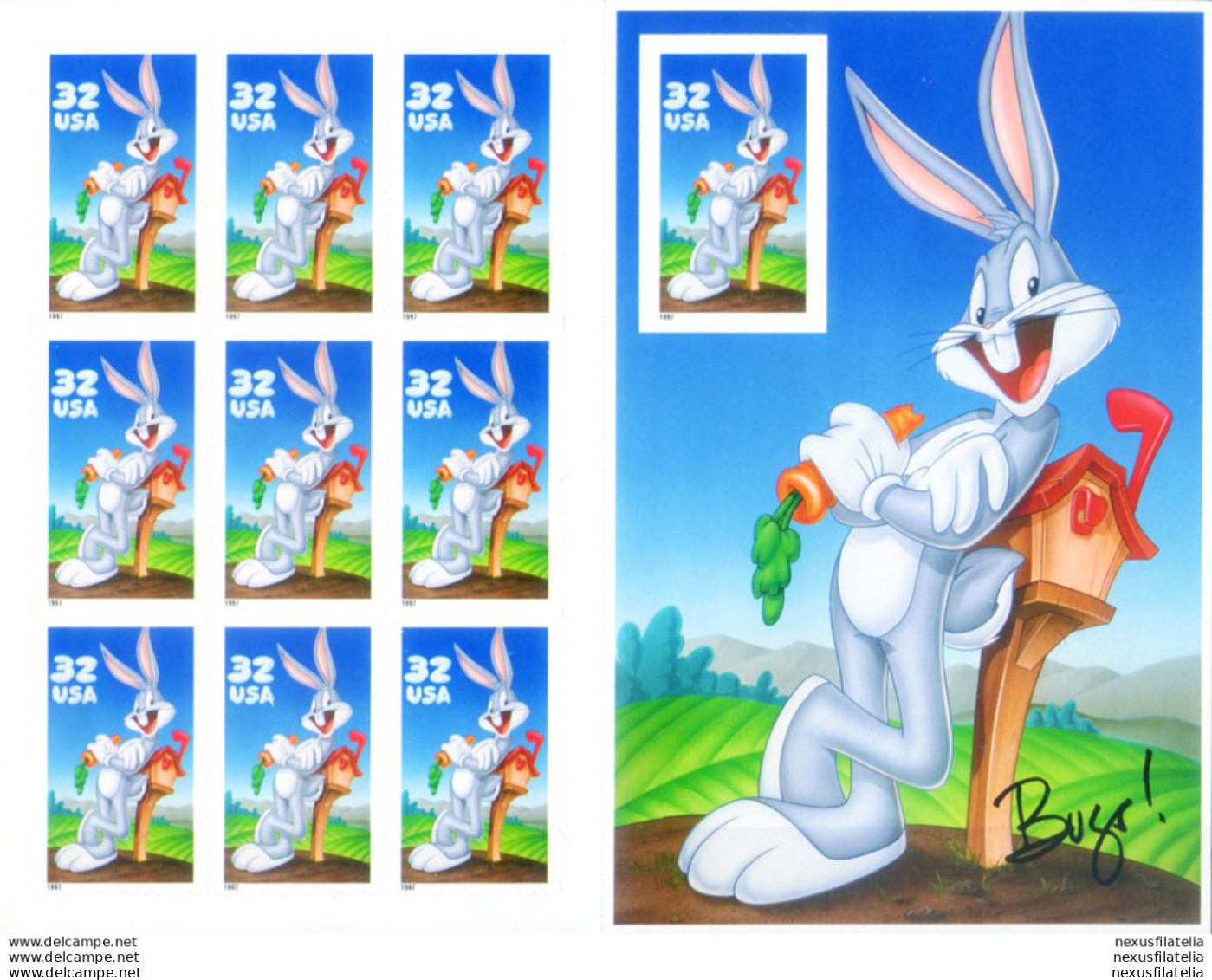 Fumetti. "Bugs Bunny" 1997. - Blocs-feuillets