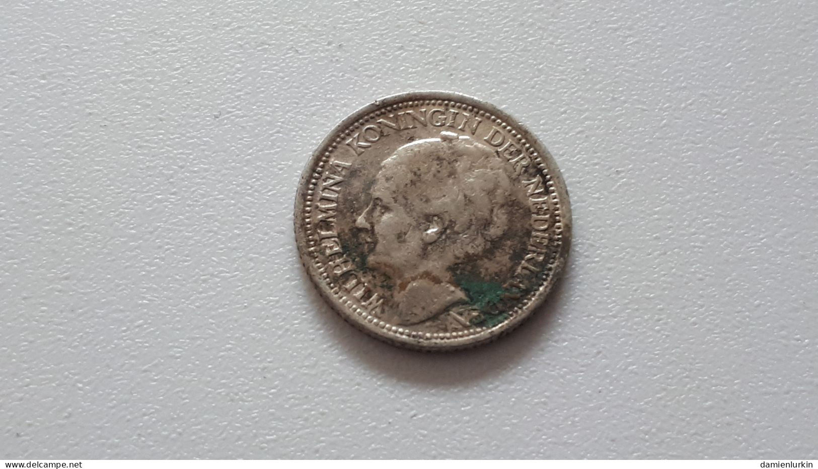 PAYS-BAS WILHELMINA 10 CENTS 1941 ZILVER/ARGENT/SILVER/SILBER/PLATA/ARGENTO COTES : 1€-2€-4€-7€ - 10 Centavos
