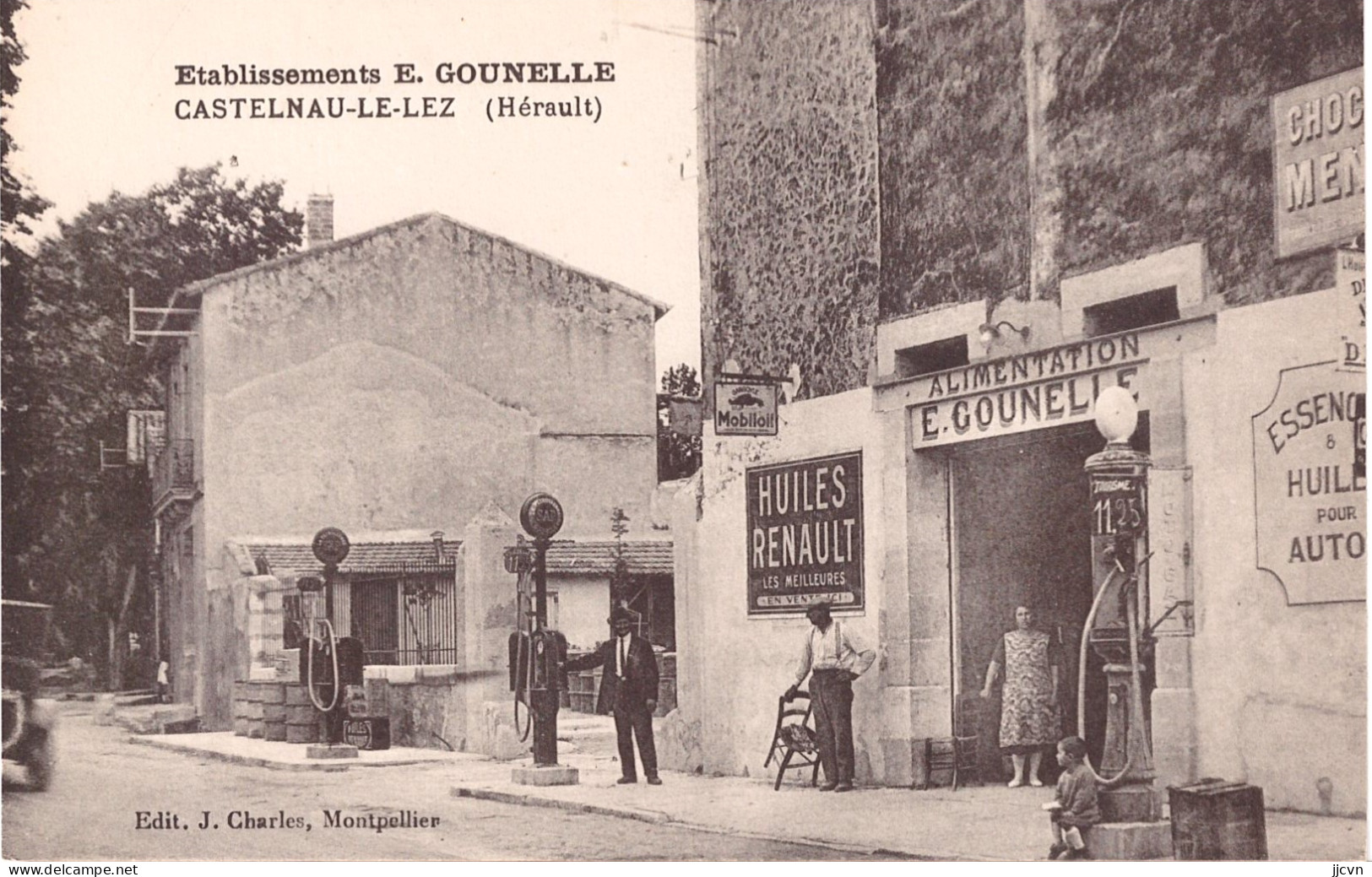 = 34 = Hérault - Castelnau Le Lez - Etablissements E. Gounelle (Alimentation) - Castelnau Le Lez