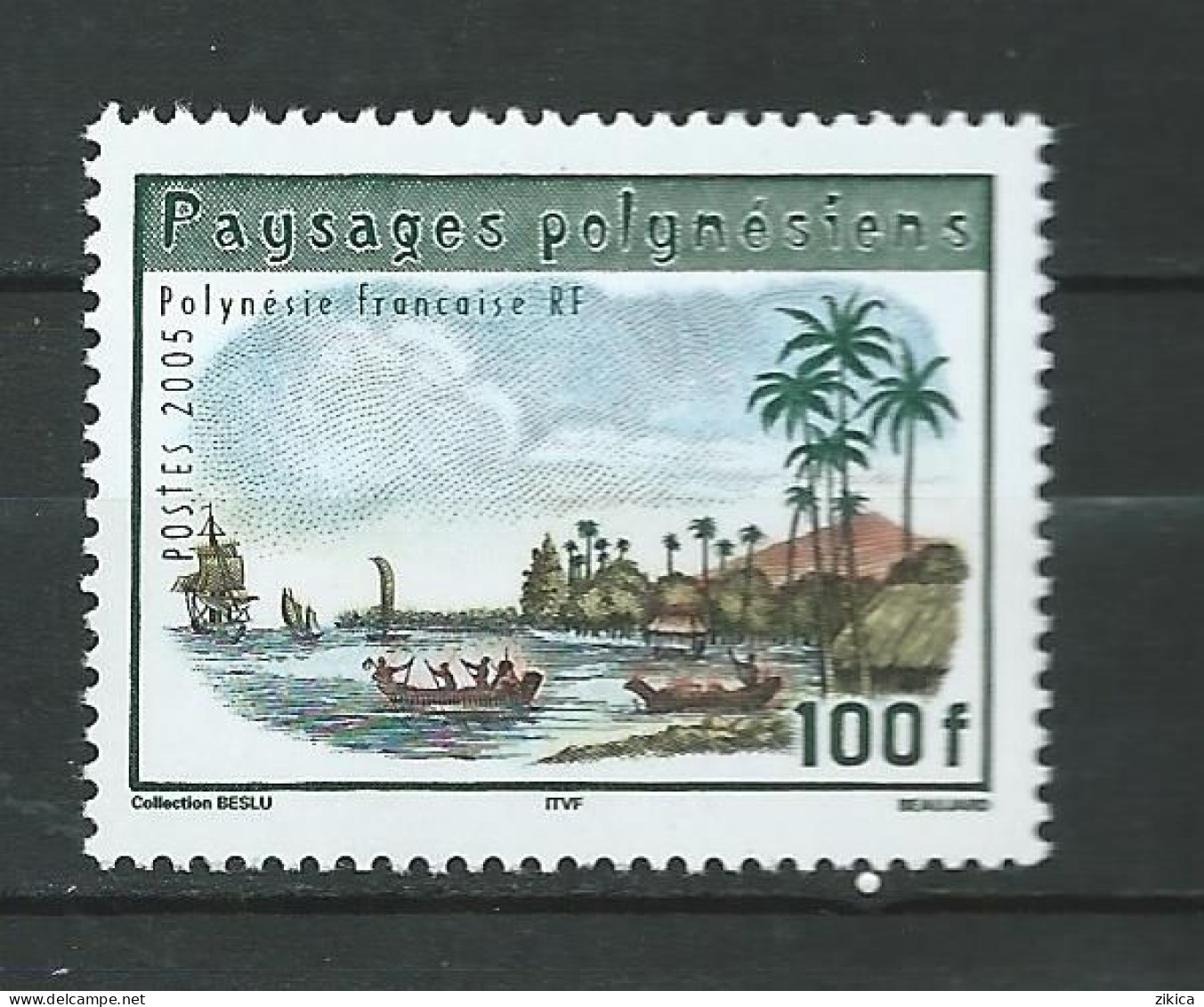 French Polynesia / Polynésie Française 2005 Polynesian Landscapes - O'Parrey Harbour - Island Of O'Taheiti. MNH** - Brieven En Documenten