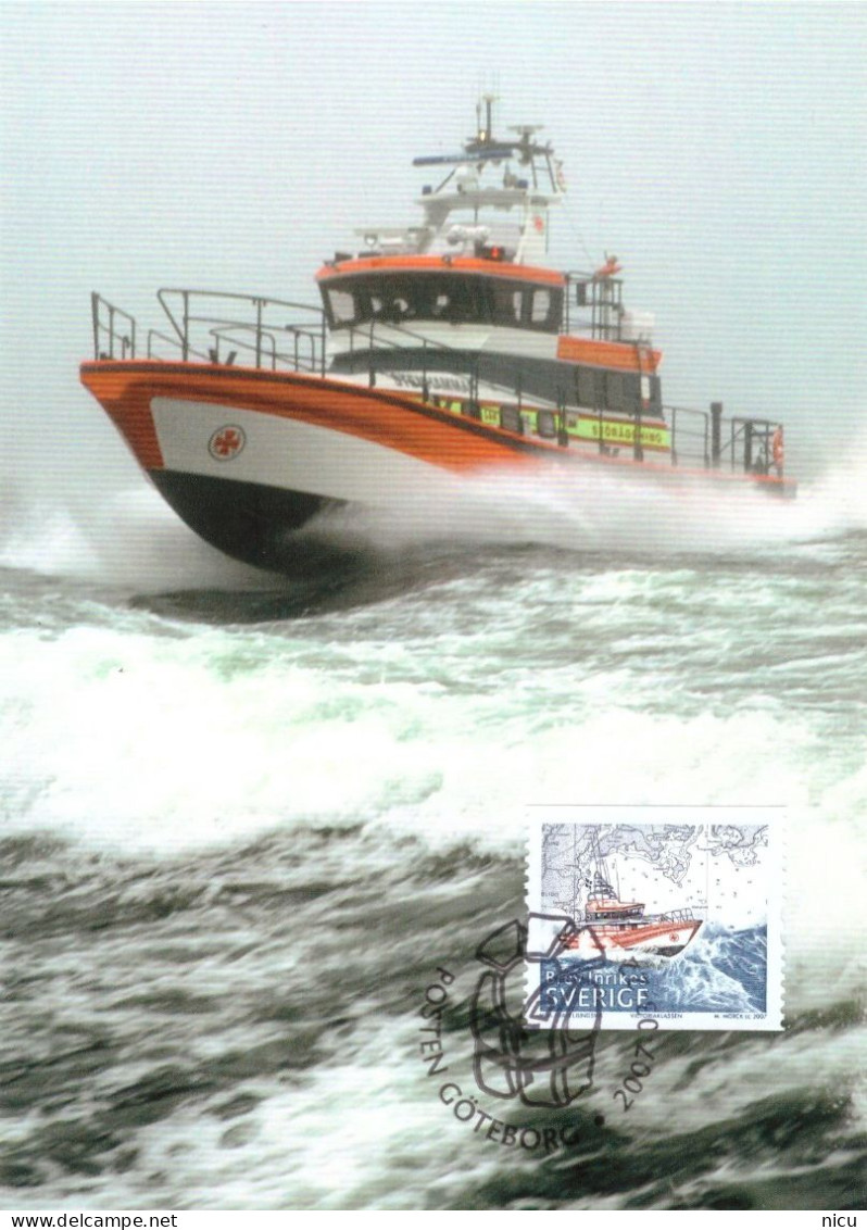 2007 - SEA RESCUE SOCIETY - 100 AYEARS - Maximumkaarten (CM)