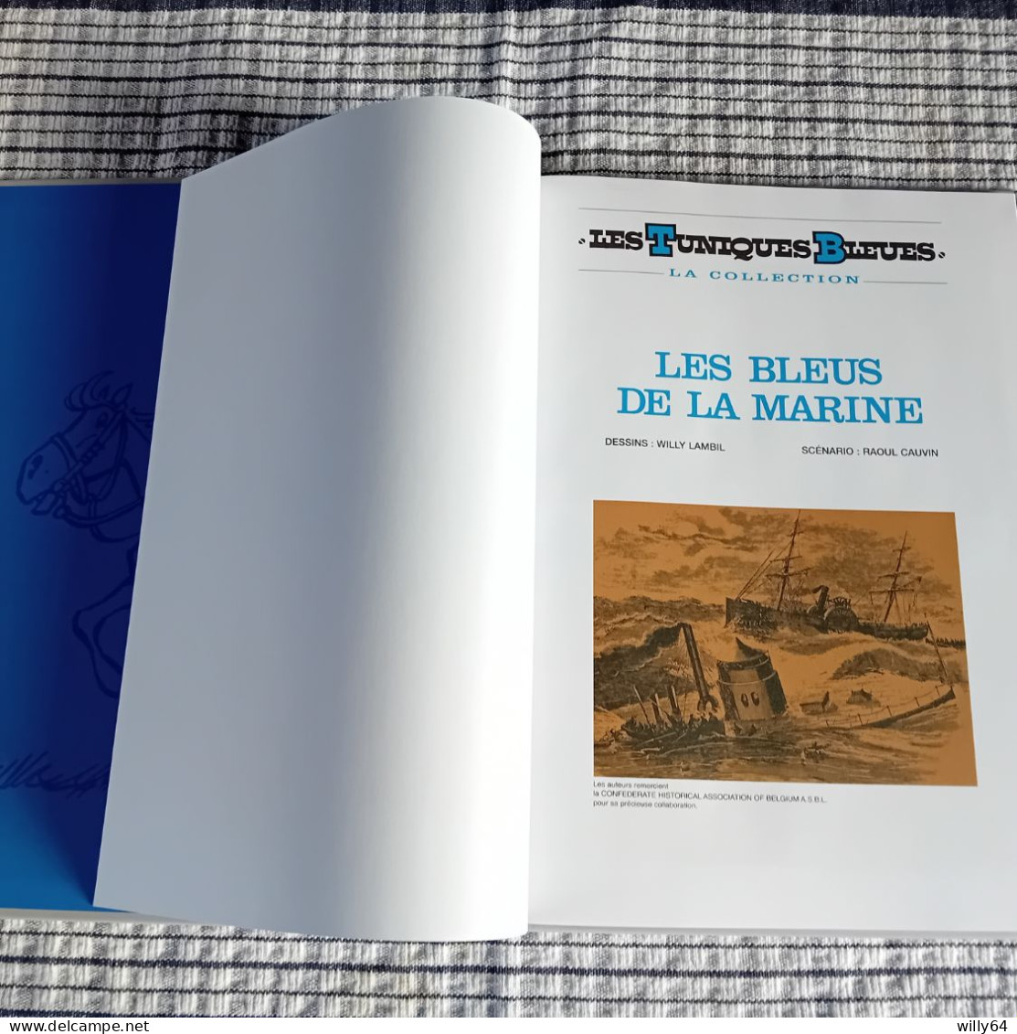 Les Tuniques Bleues   Hachette Dos Toilé   " Les Bleus De La Marine  "   2019   Comme Neuve - Tuniques Bleues, Les