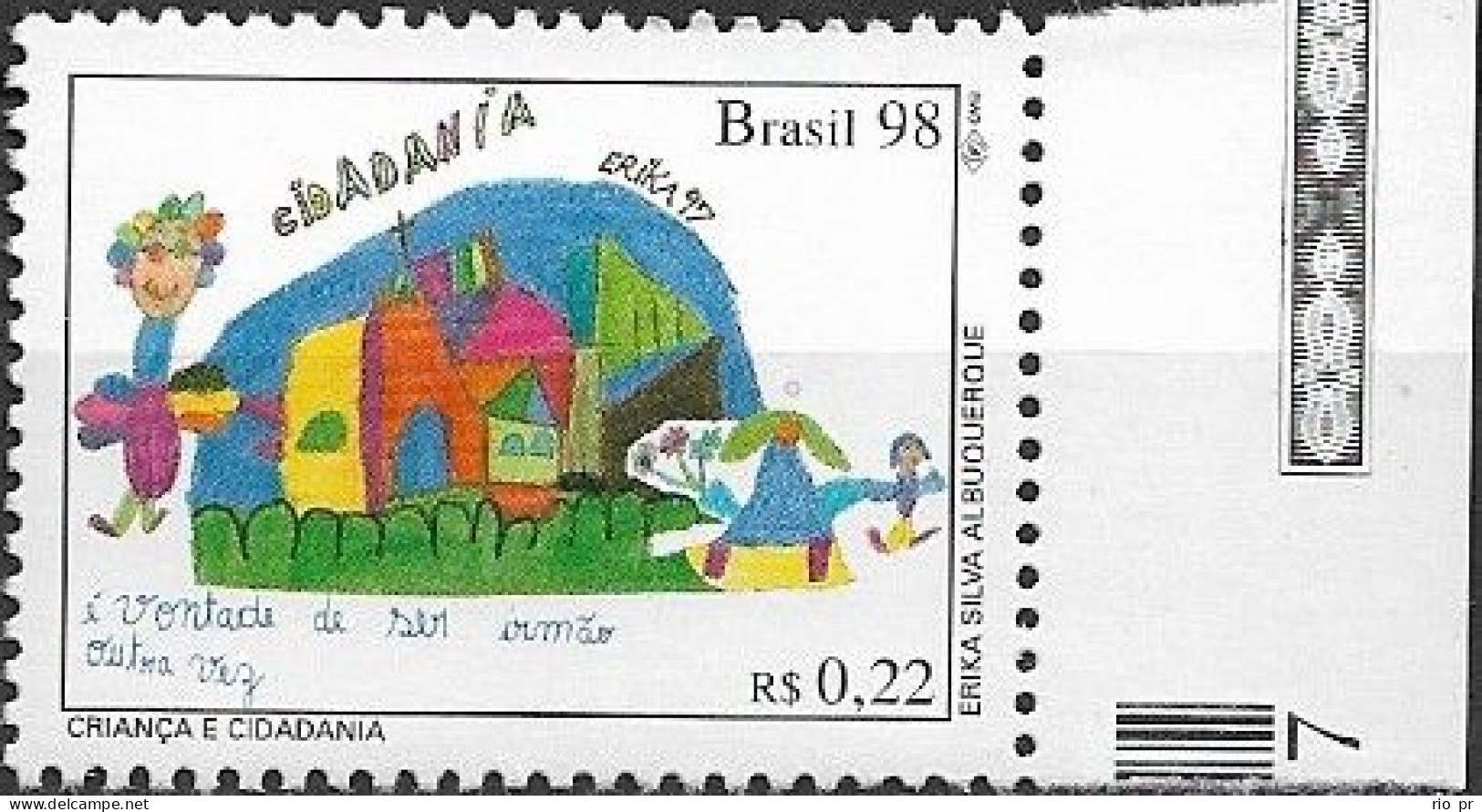BRAZIL - CHILD AND CITIZENSHIP 1998 - MNH - Other & Unclassified