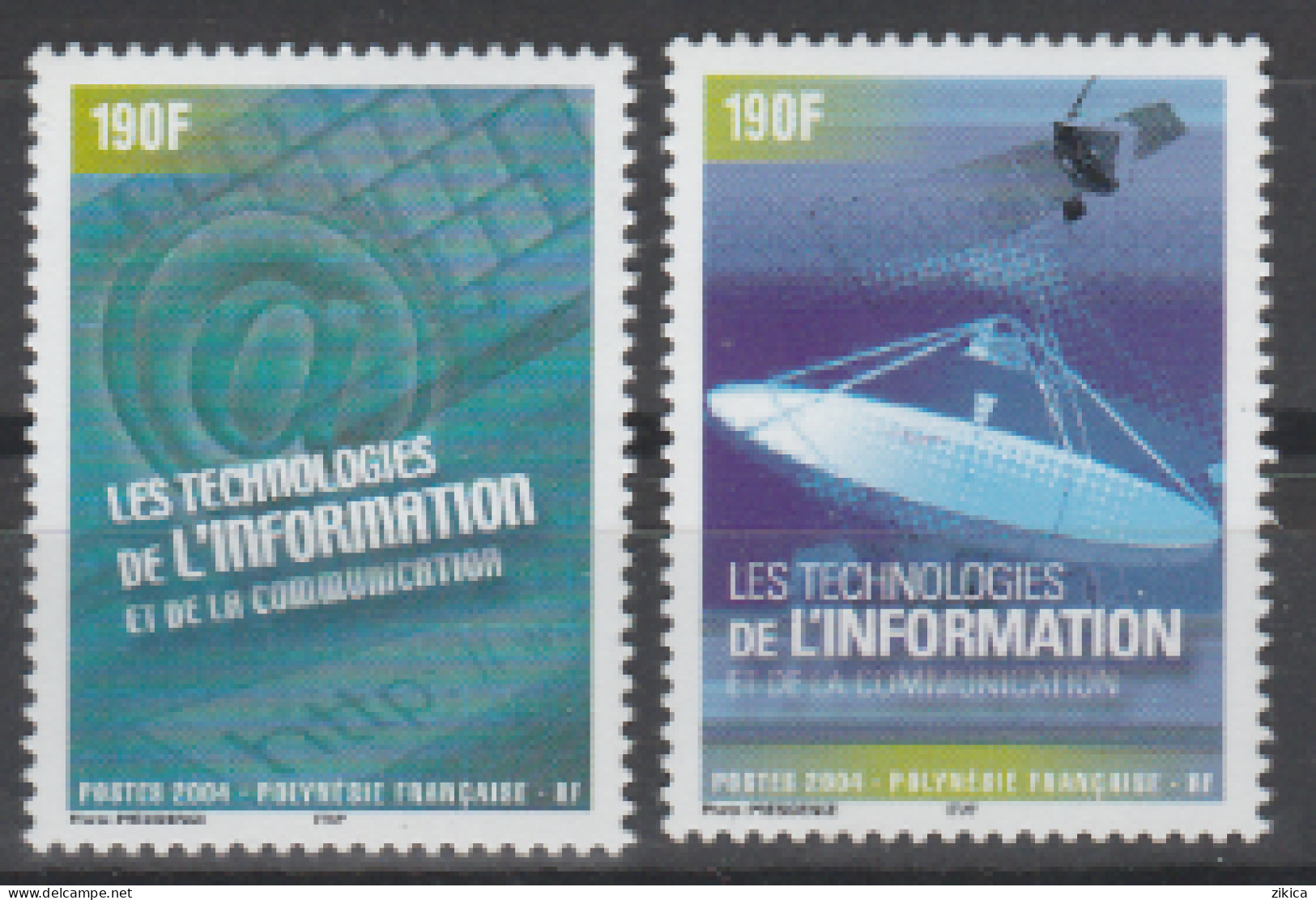 French Polynesia / Polynésie Française 2004 Information Technology MNH** - Lettres & Documents