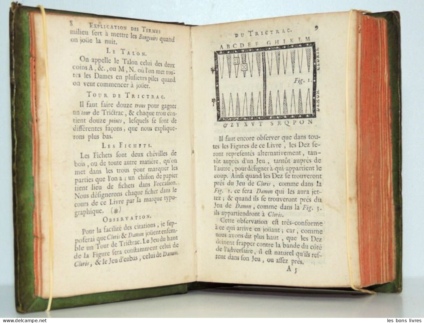 1756. Jeux. Le grand Trictrac ou Méthode facile pour apprendre. l’Abbé *** Rare