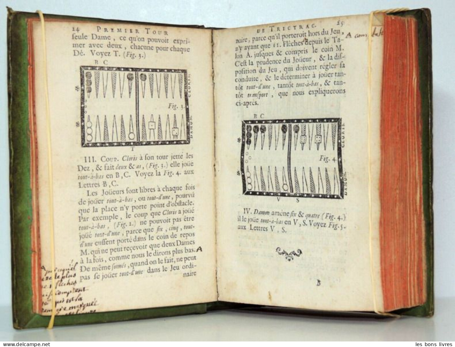 1756. Jeux. Le grand Trictrac ou Méthode facile pour apprendre. l’Abbé *** Rare