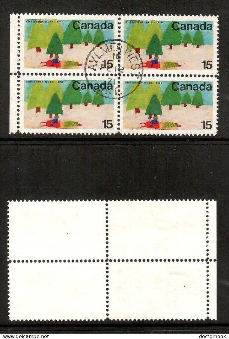 CANADA   Scott # 530 USED BLOCK Of 4 (CONDITION AS PER SCAN) (CAN-222) - Blocks & Sheetlets