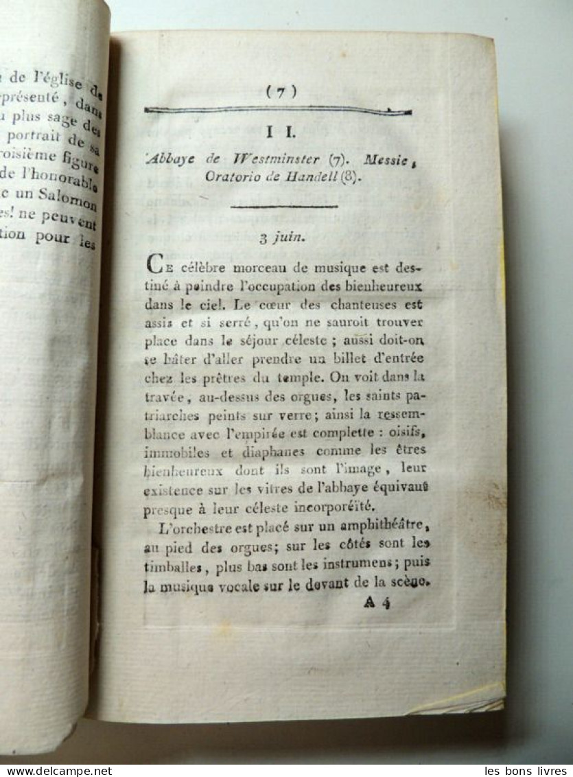 1790. Forster. Voyage philosophique et pittoresque. L'Angleterre. Londres..