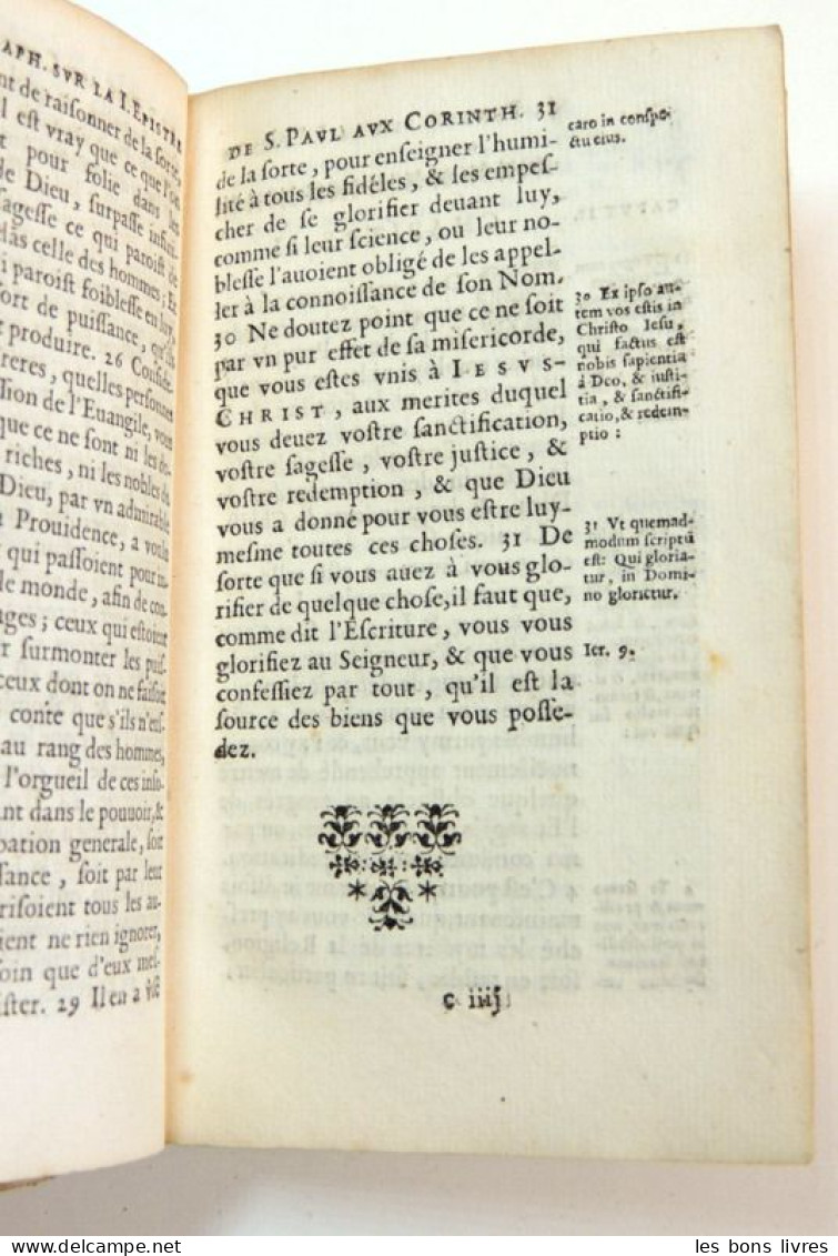 1651. Paraphrase sur les deux épitres de Sainct Paul aux Corinthiens