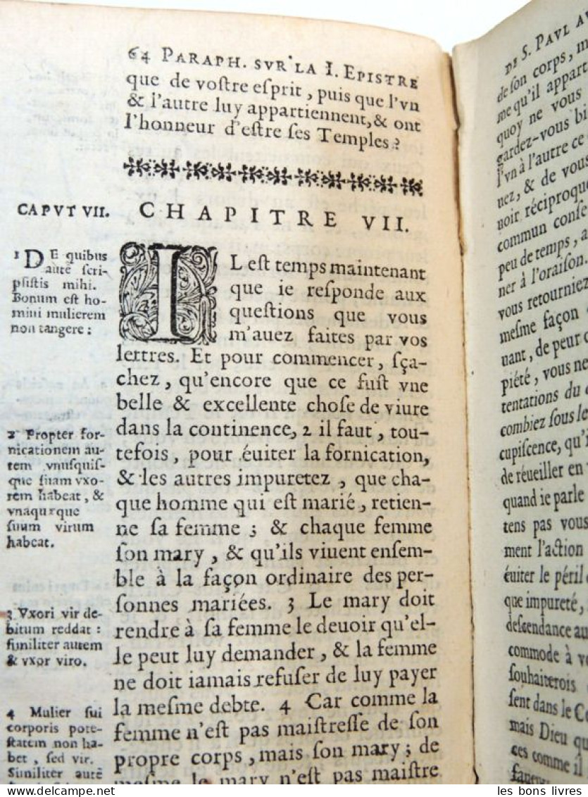 1651. Paraphrase sur les deux épitres de Sainct Paul aux Corinthiens