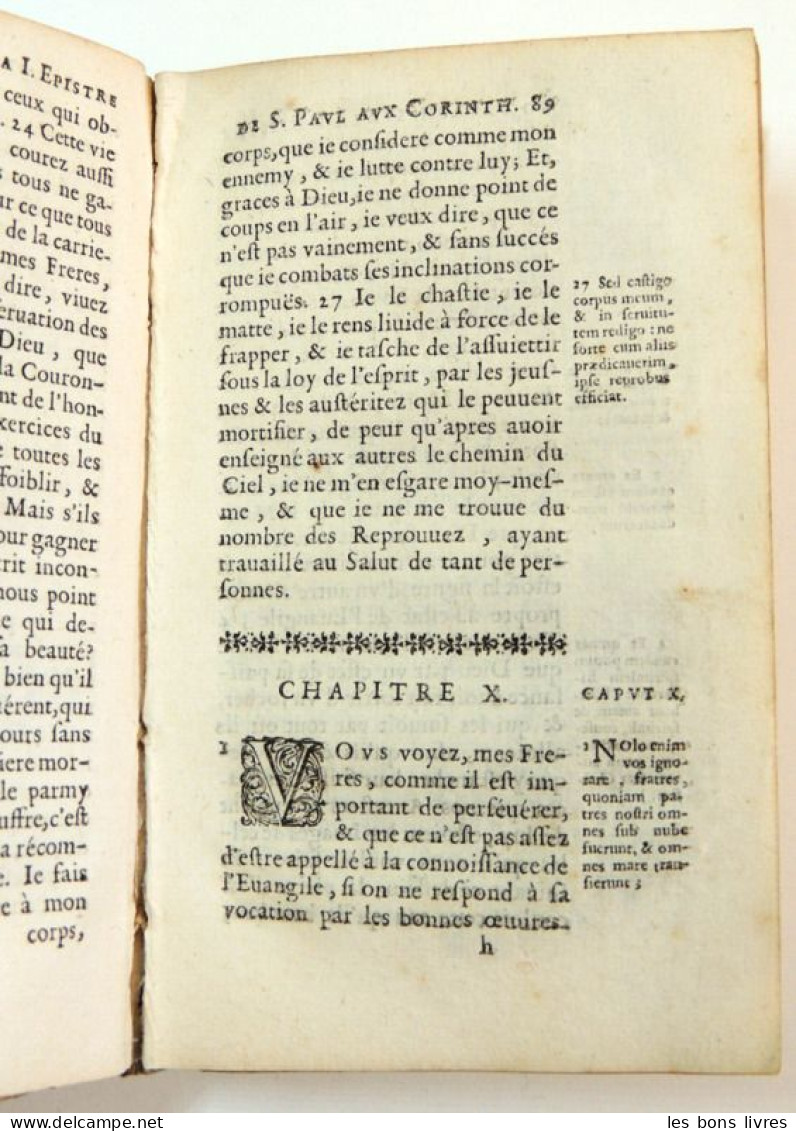 1651. Paraphrase sur les deux épitres de Sainct Paul aux Corinthiens