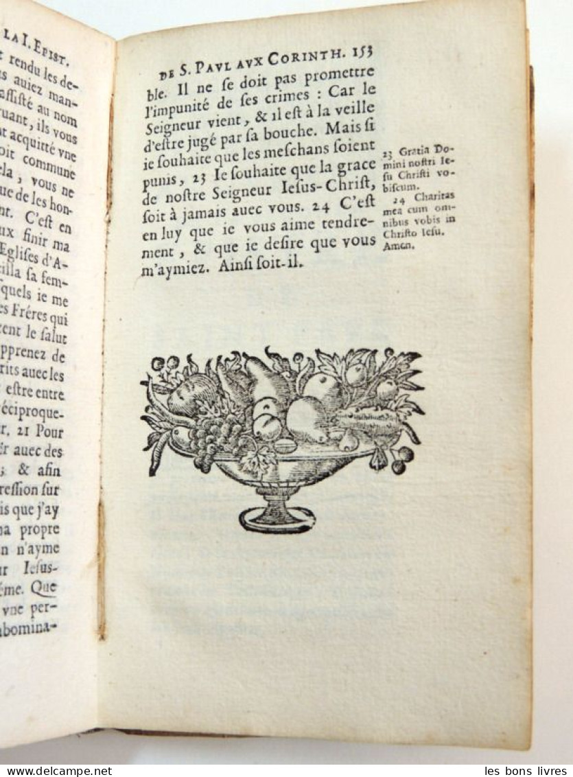 1651. Paraphrase sur les deux épitres de Sainct Paul aux Corinthiens