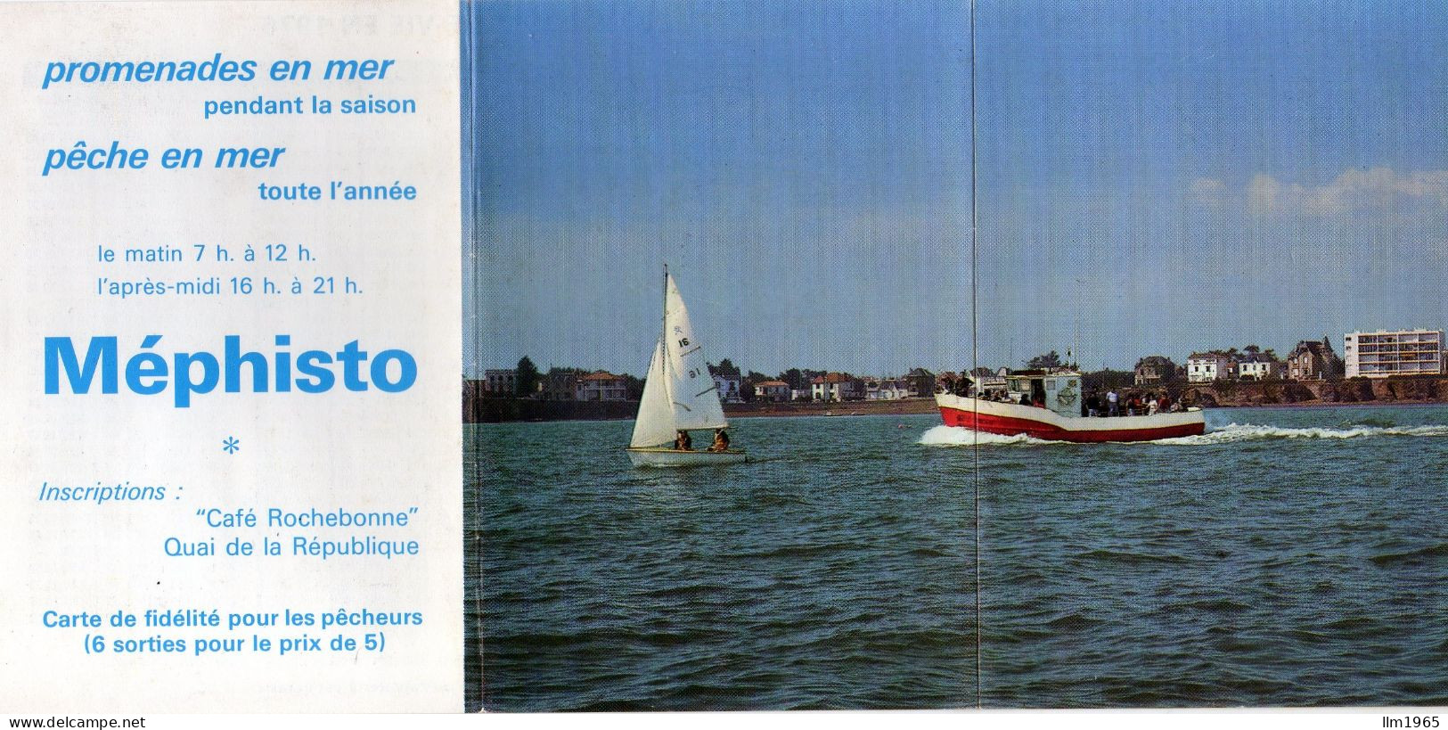 Petit Calendrier Des Horaires Des Marées à Saint-Gilles - Croix-de-vie (Vendée 85) En 1976 - Kleinformat : 1971-80