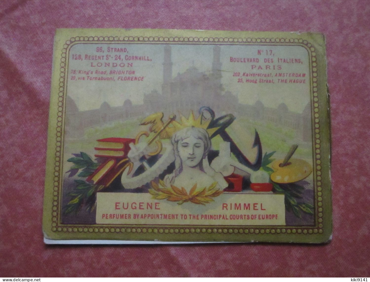 RIMMEL'S 1878 ALMANAC - Eugène RIMMEL Perfumer By Appointment To The Principal Courts Of Europe (12 Pages) - Tamaño Pequeño : ...-1900