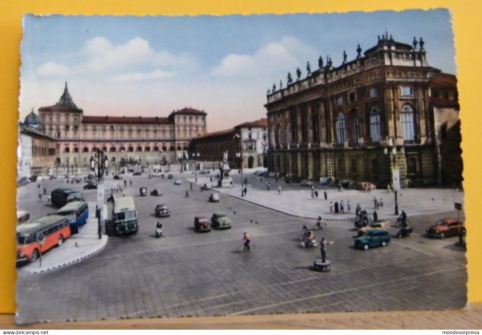 (T1) TORINO - ANIMATA - PIAZZA CASTELLO - VIAGGIATA - Orte & Plätze