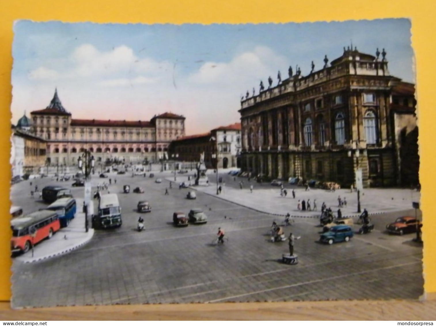 (T1) TORINO - ANIMATA - PIAZZA CASTELLO - VIAGGIATA - DIFETTI - Orte & Plätze