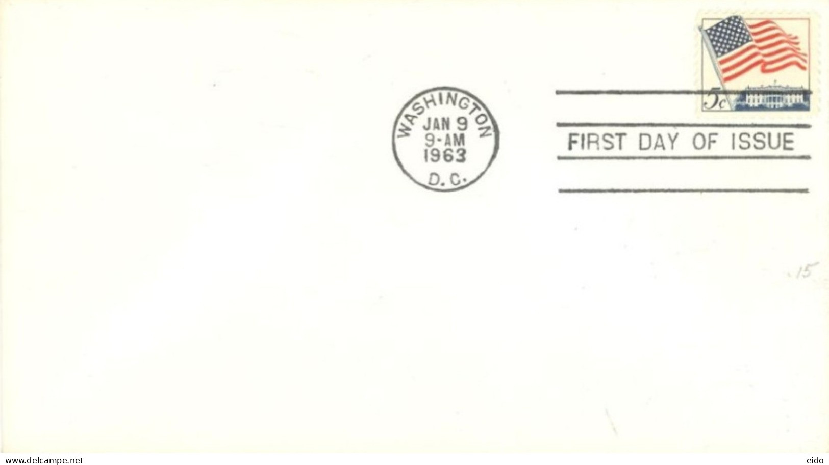 U.S.A.. -1963 -  FDC STAMP OF WASHINGTON. - Cartas & Documentos