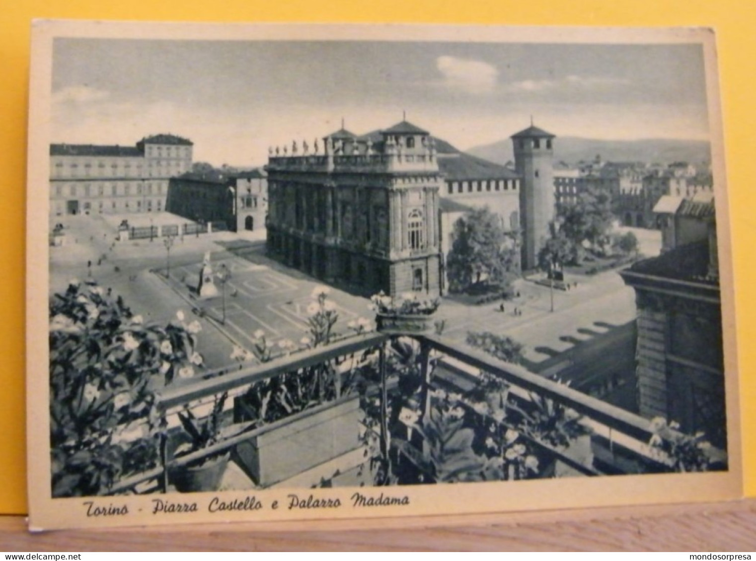 (T1) TORINO - PIAZZA CASTELLO E PALAZZO MADAMA - NON VIAGGIATA - Lugares Y Plazas