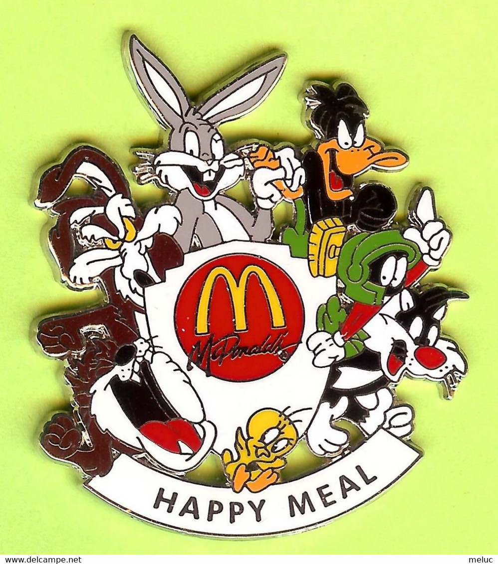 Gros Pin's BD Mac Do McDonald's Happy Meal Looney Tunes Bugs Bunny Titi Taz Martien Daffy + - #165 - McDonald's