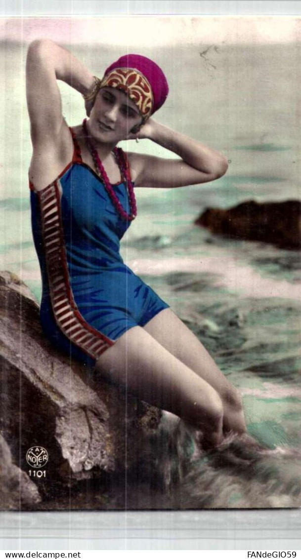 CPA FANTAISIE - FEMME BAIGNEUSE En Tenue De Bain - A. NOYER //30 - Frauen