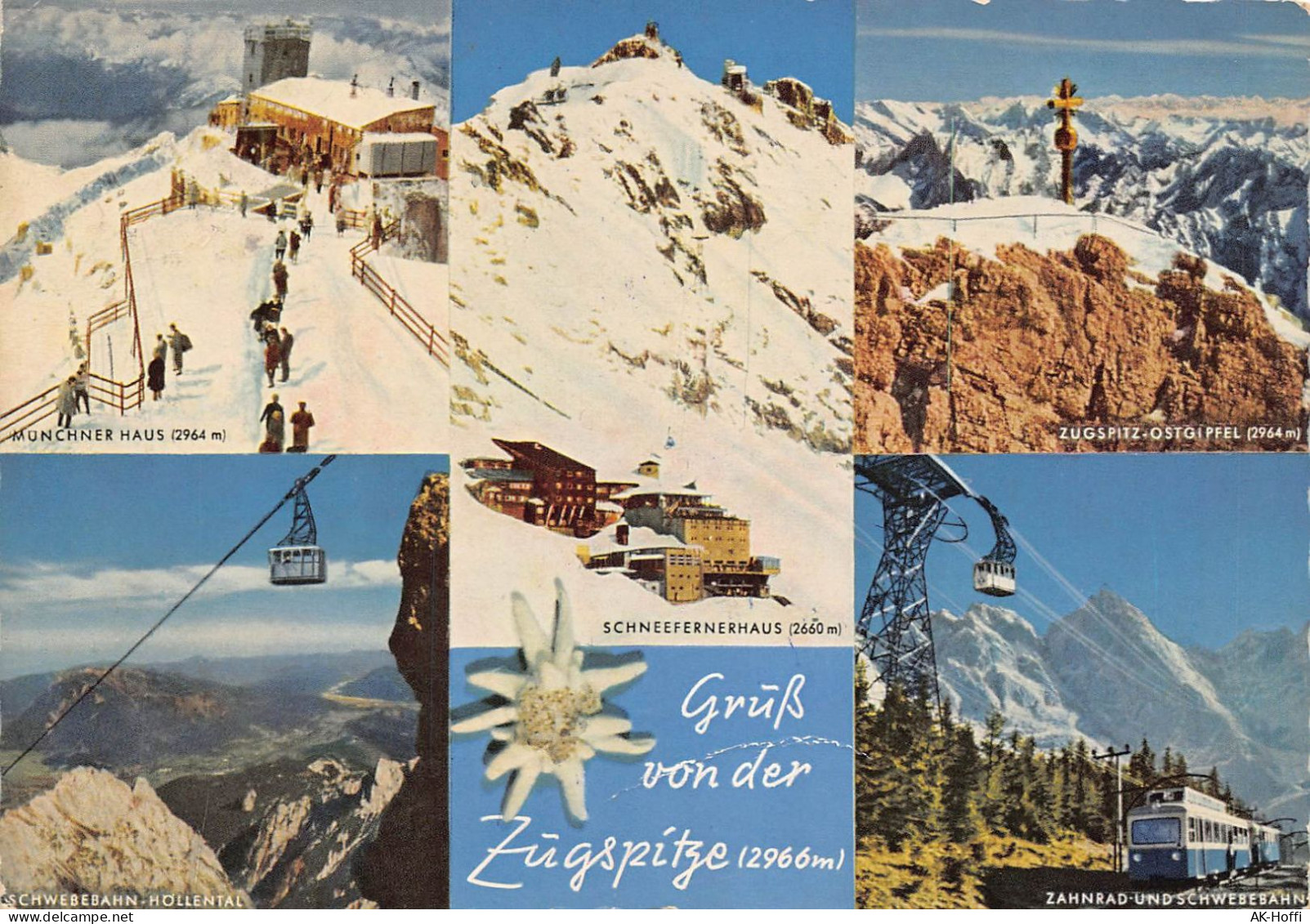 Zugspitze - MÜNCHNER HAUS, ZUGSPITZ-OSTGIPFEL, SCHNEEFERNERHAUS, ZAHNRAD UND SCHWEBEBAHN (2089) - Zugspitze