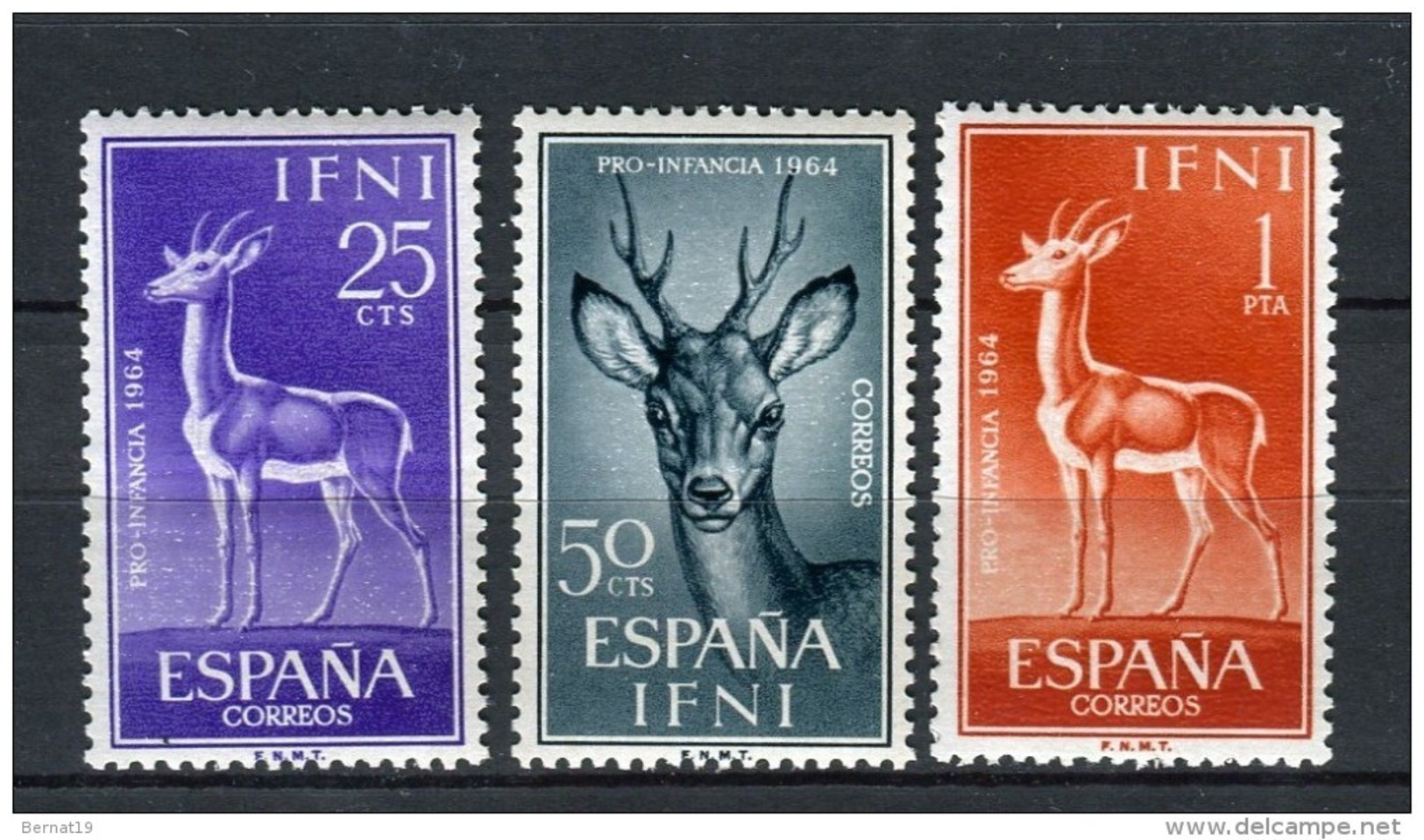 Ifni 1964. Edifil 203-05 ** MNH. - Ifni