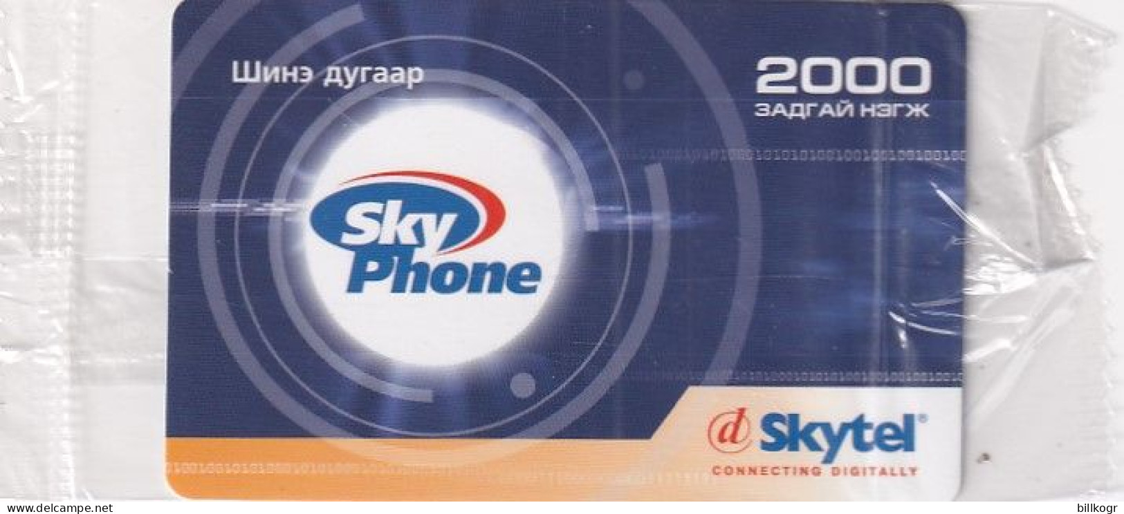 MONGOLIA - Sky Phone, Skytel Prepaid Card, Exp.date 06/06/06, Mint - Mongolië