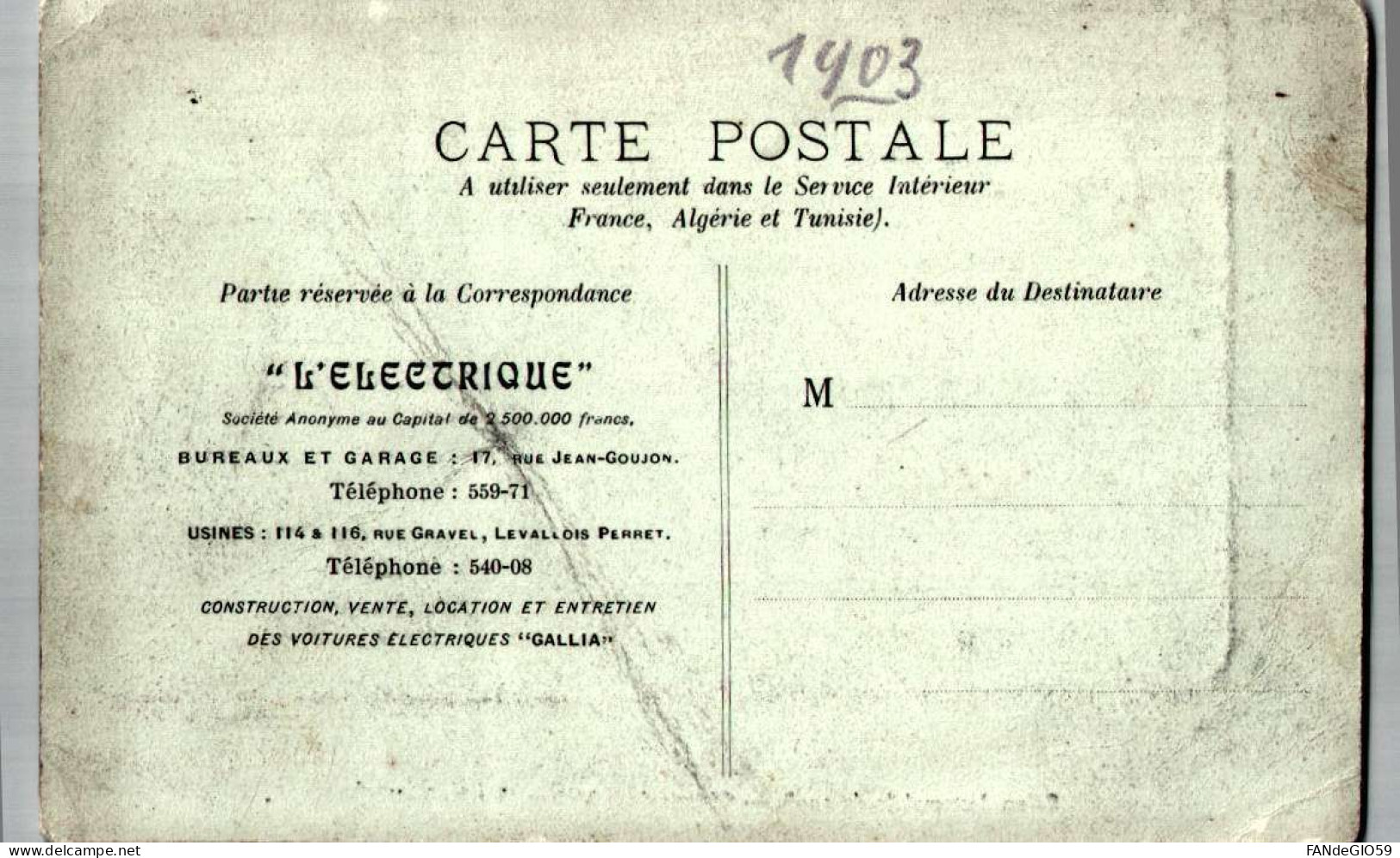 SALON DE L'AUTOMOBILE 1903 VOITURE A PETROLE REGINA   L'ELECTRIQUE //30 - Voitures De Tourisme