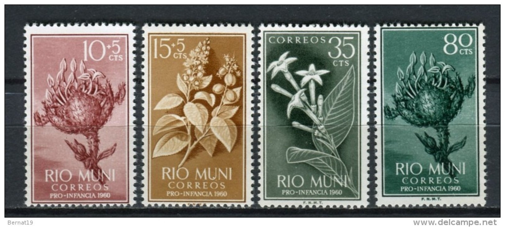 Rio Muni 1960. Edifil 10-13 ** MNH. - Rio Muni