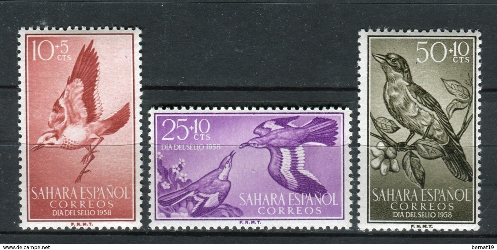 Sahara 1958. Edifil 153-55 ** MNH. - Sahara Espagnol