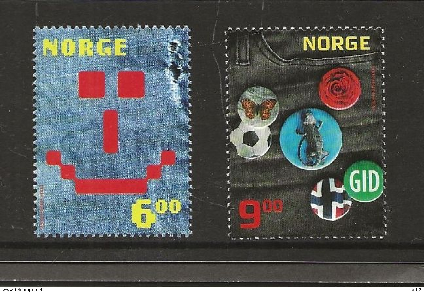 Norway 2004 Children And Young People  Mi  1511-1512  MNH(**) - Covers & Documents