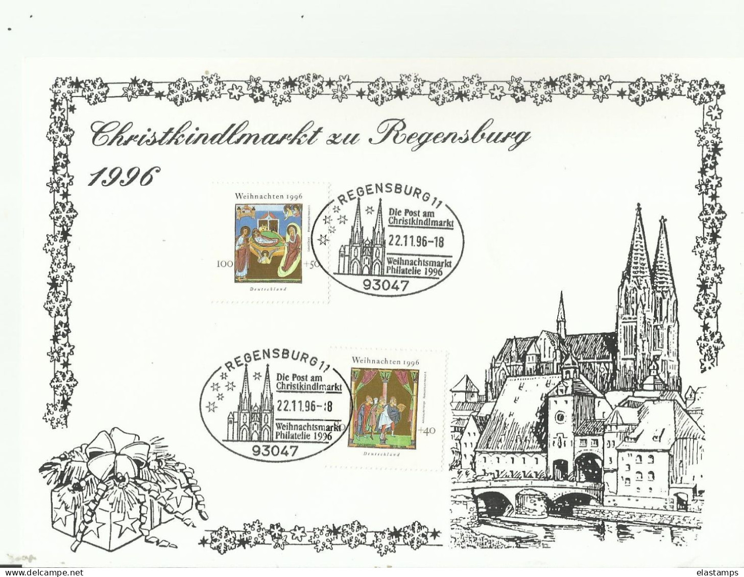 BDR EMA 1996 REGENSBURG - Máquinas Franqueo (EMA)