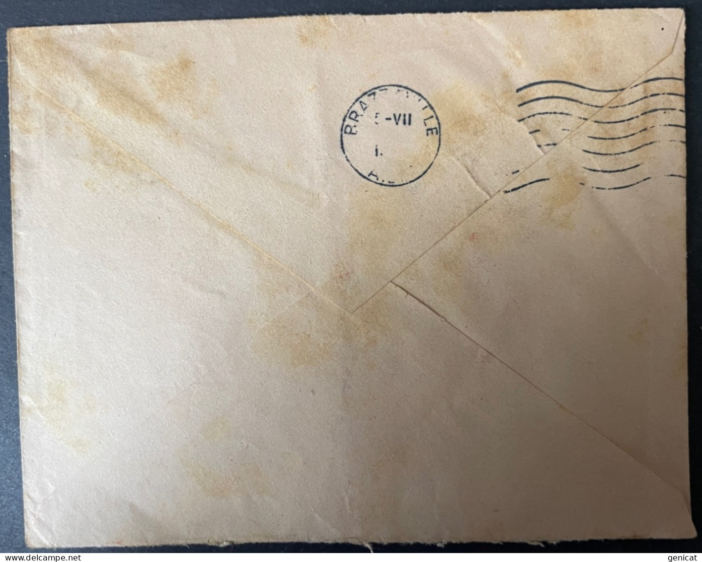 Congo Français Lettre De Gamboma 1952  Pour Elbeuf - Lettres & Documents