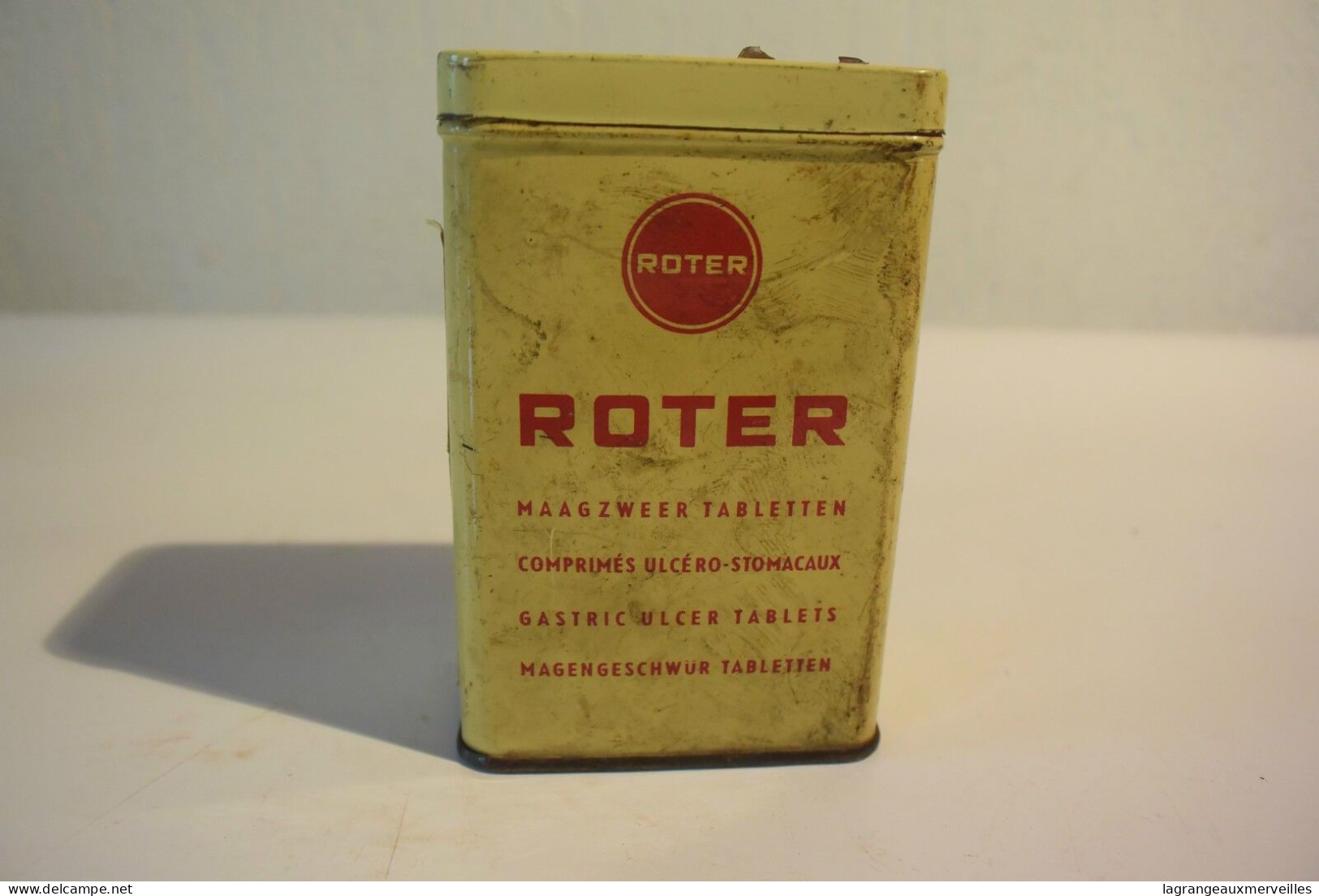 C61 Ancienne Boite Métallique Roter Métal Industrie Loft Vintage 50' 60' - Boîtes