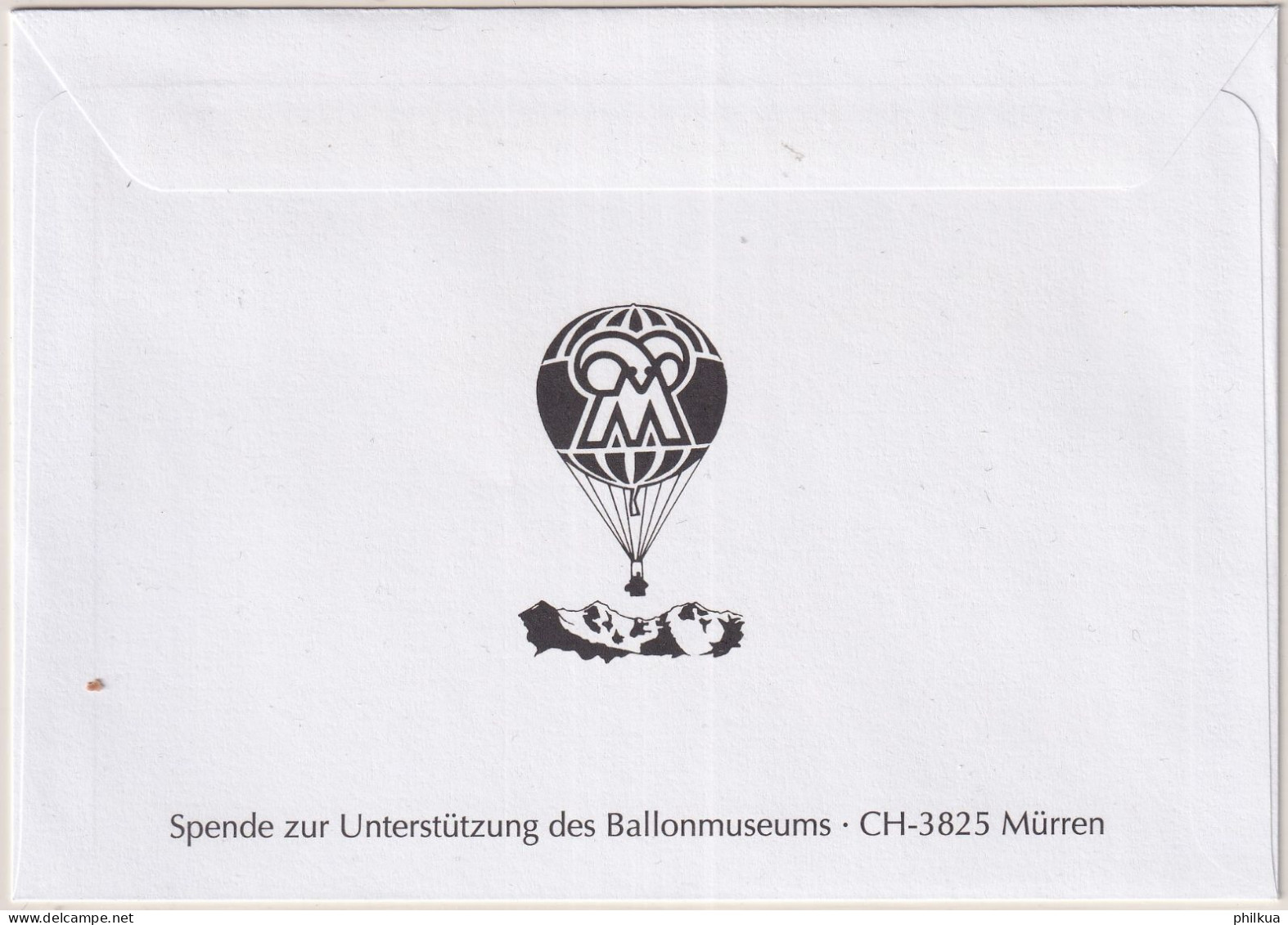 Zumst. 1412A / Mi. 2232 Auf Ballonpostbrief Gelaufen Ab SCHIERS - Lettres & Documents